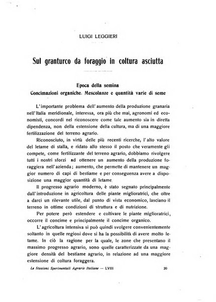 Le stazioni sperimentali agrarie italiane organo delle stazioni agrarie e dei laboratori di chimica agraria del Regno