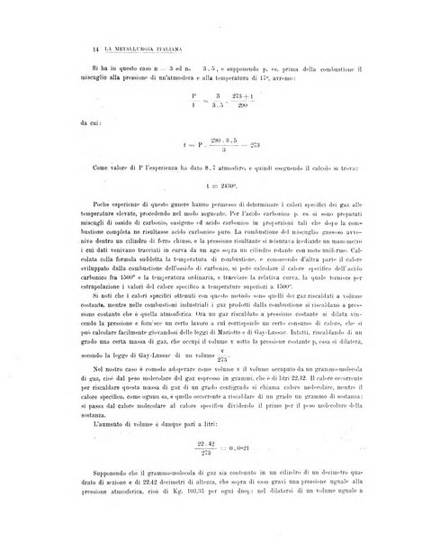 La metallurgia italiana rivista mensile