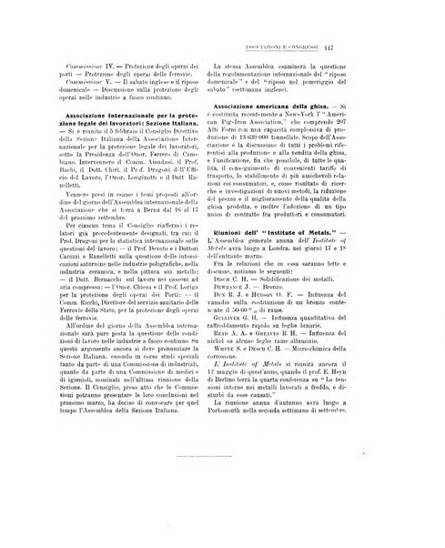 La metallurgia italiana rivista mensile