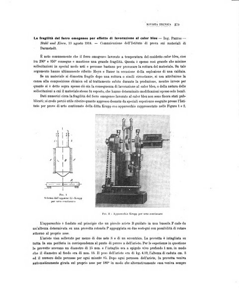 La metallurgia italiana rivista mensile