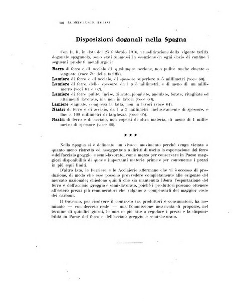 La metallurgia italiana rivista mensile