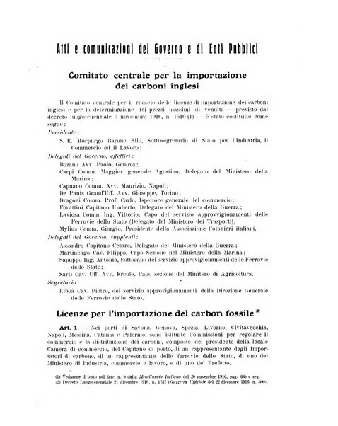 La metallurgia italiana rivista mensile