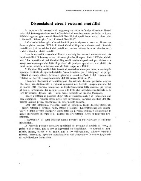 La metallurgia italiana rivista mensile