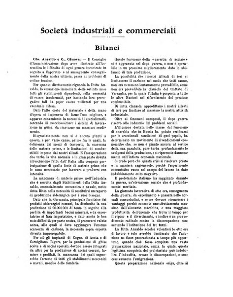 La metallurgia italiana rivista mensile