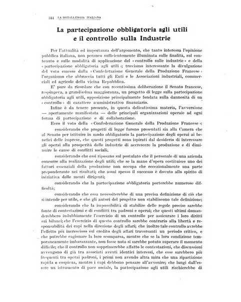 La metallurgia italiana rivista mensile