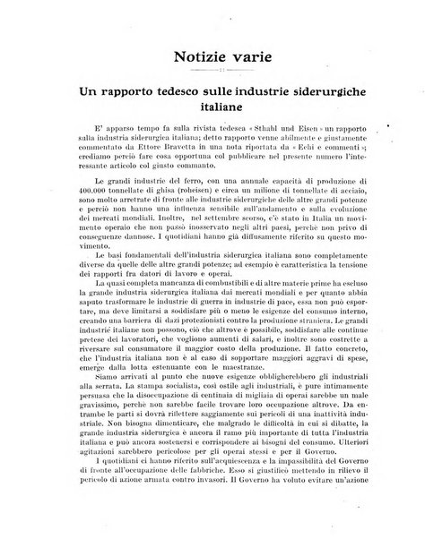 La metallurgia italiana rivista mensile