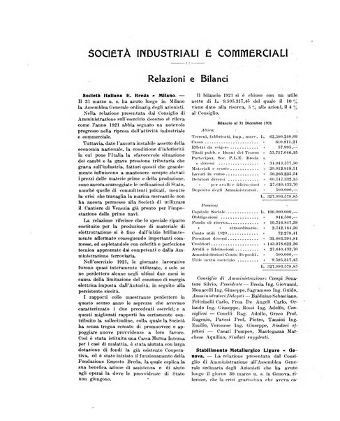 La metallurgia italiana rivista mensile