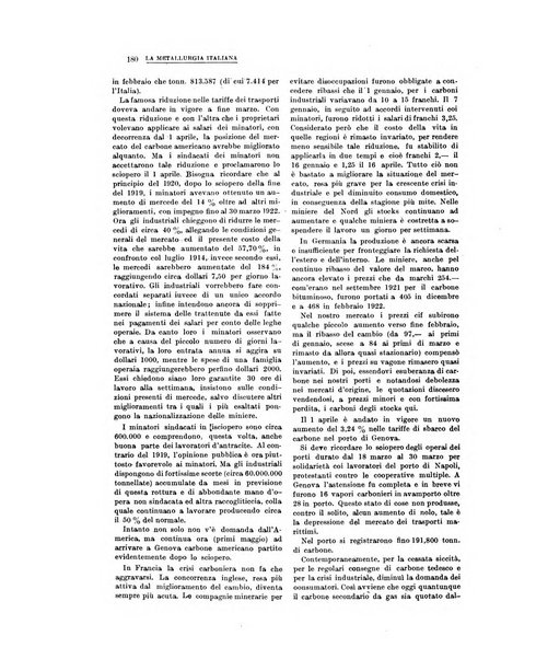 La metallurgia italiana rivista mensile