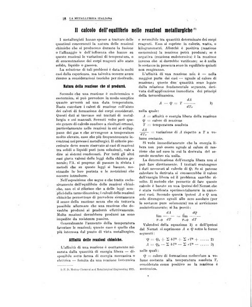 La metallurgia italiana rivista mensile