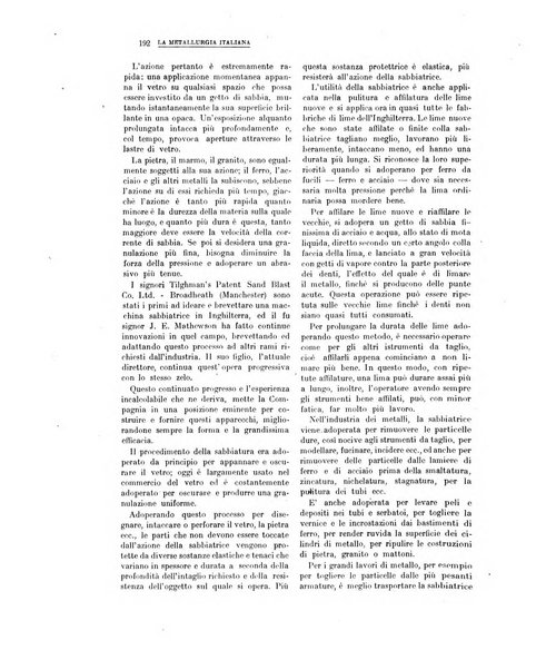 La metallurgia italiana rivista mensile