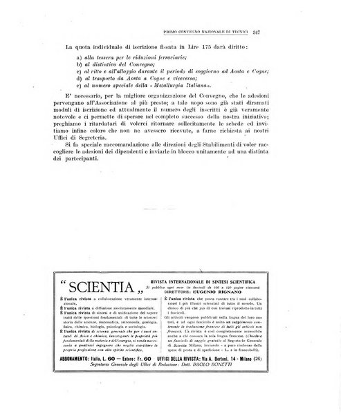 La metallurgia italiana rivista mensile