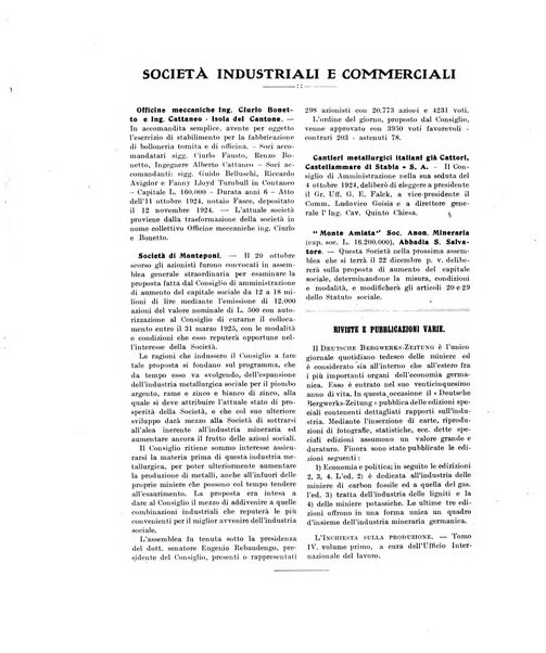 La metallurgia italiana rivista mensile