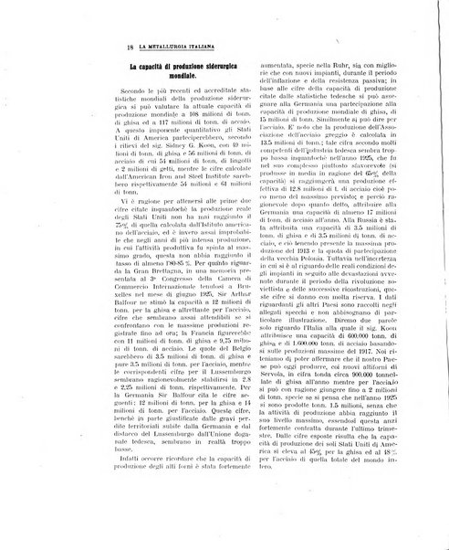 La metallurgia italiana rivista mensile