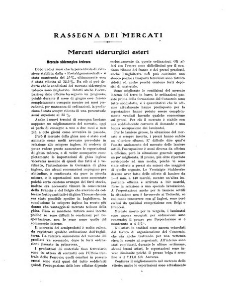 La metallurgia italiana rivista mensile