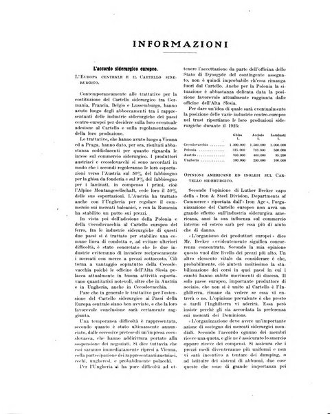 La metallurgia italiana rivista mensile