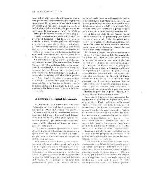 La metallurgia italiana rivista mensile