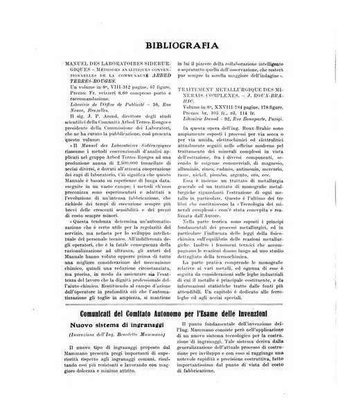 La metallurgia italiana rivista mensile