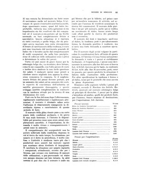 La metallurgia italiana rivista mensile