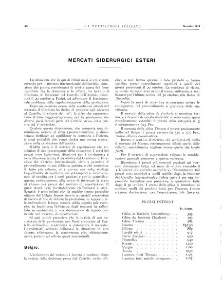 La metallurgia italiana rivista mensile