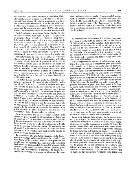 La metallurgia italiana rivista mensile