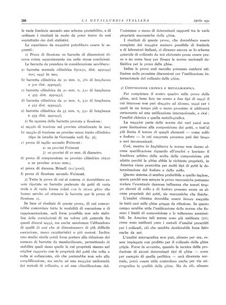 La metallurgia italiana rivista mensile