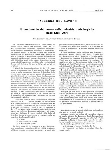 La metallurgia italiana rivista mensile