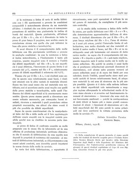 La metallurgia italiana rivista mensile