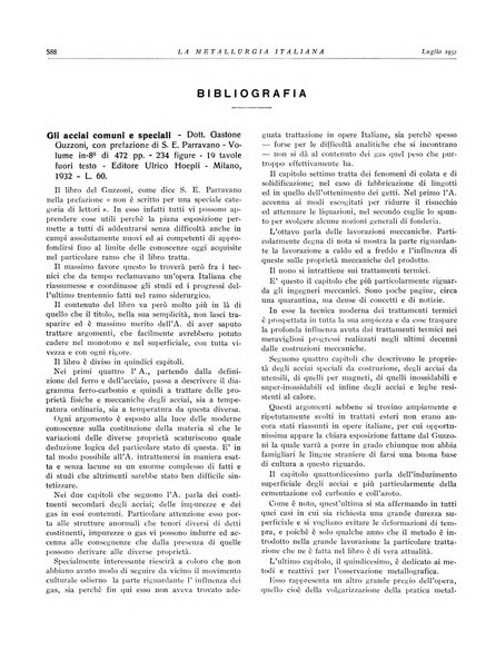 La metallurgia italiana rivista mensile