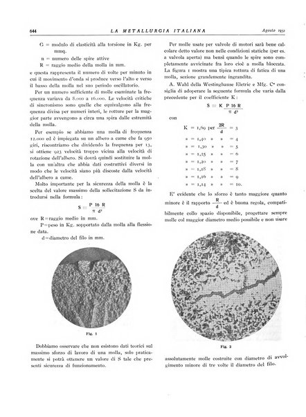 La metallurgia italiana rivista mensile