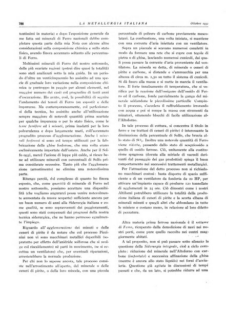 La metallurgia italiana rivista mensile