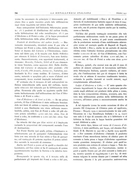 La metallurgia italiana rivista mensile