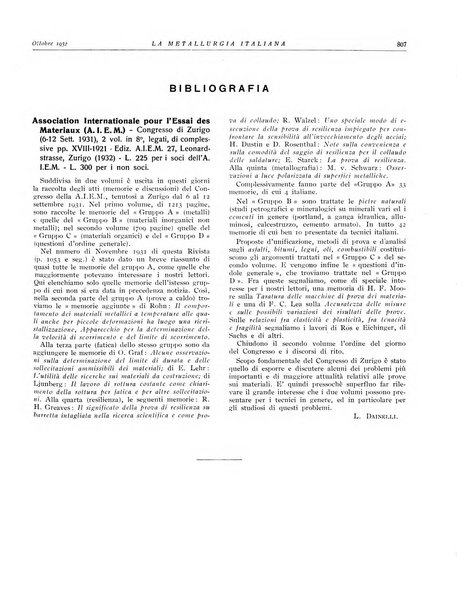 La metallurgia italiana rivista mensile