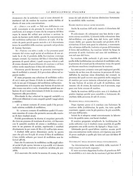 La metallurgia italiana rivista mensile