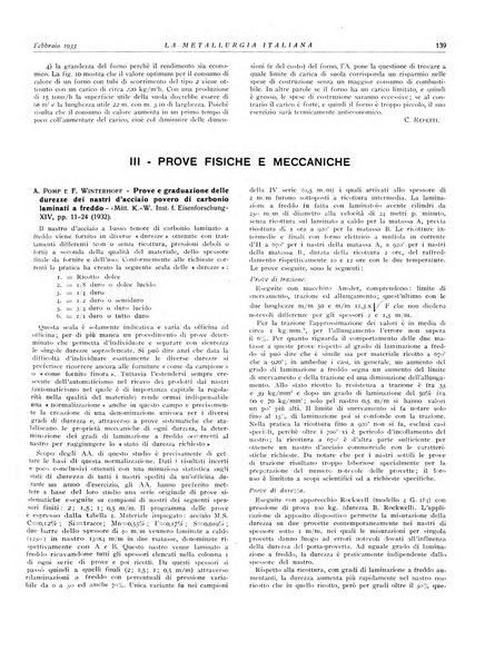 La metallurgia italiana rivista mensile