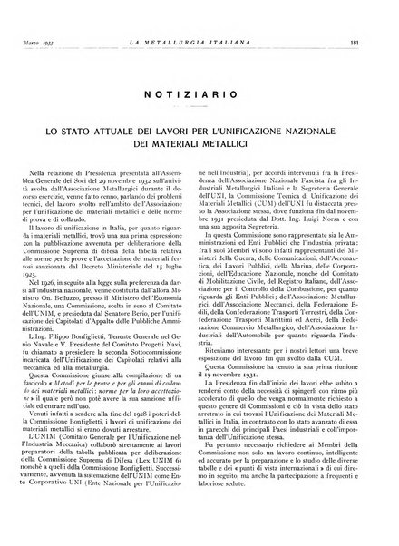 La metallurgia italiana rivista mensile