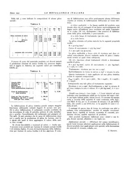 La metallurgia italiana rivista mensile