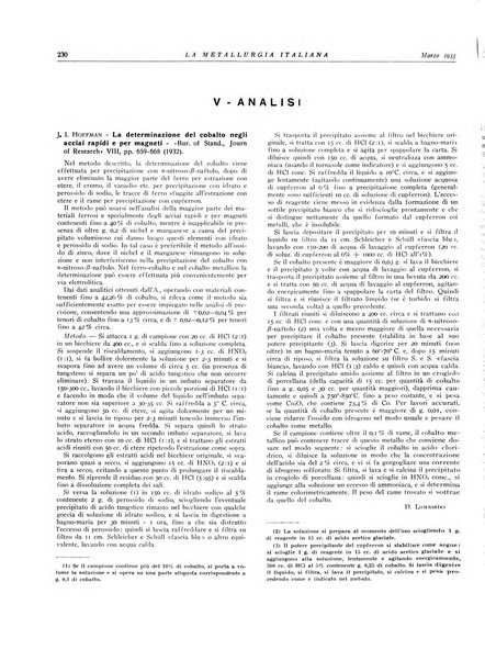 La metallurgia italiana rivista mensile