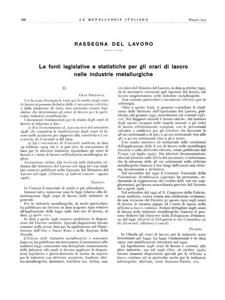 La metallurgia italiana rivista mensile