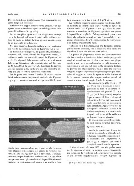 La metallurgia italiana rivista mensile