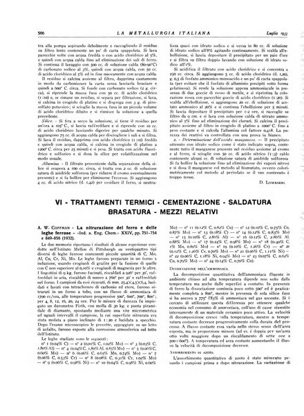 La metallurgia italiana rivista mensile