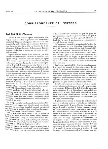 La metallurgia italiana rivista mensile