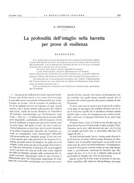 La metallurgia italiana rivista mensile