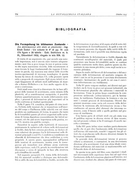 La metallurgia italiana rivista mensile