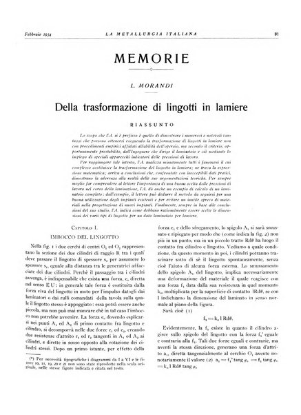 La metallurgia italiana rivista mensile