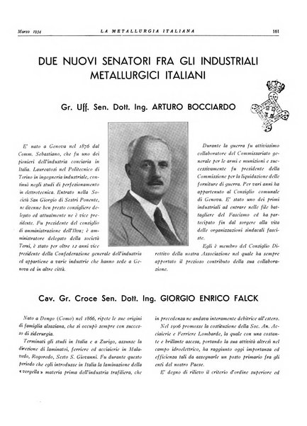 La metallurgia italiana rivista mensile