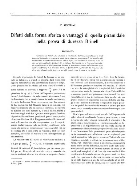 La metallurgia italiana rivista mensile