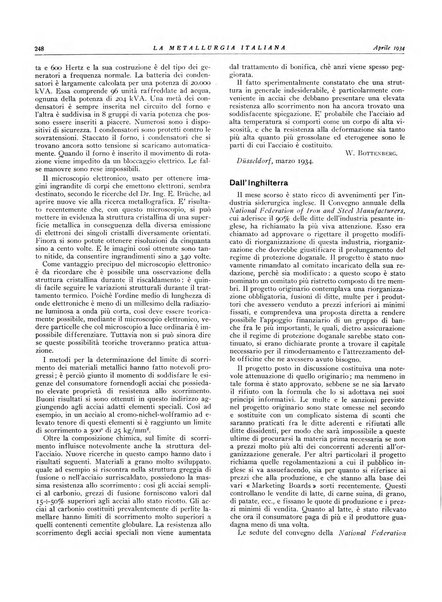 La metallurgia italiana rivista mensile