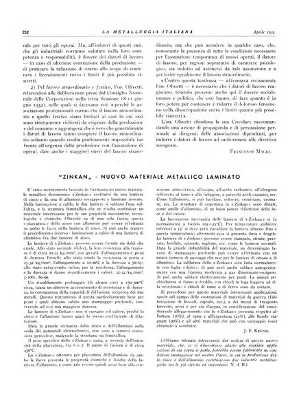 La metallurgia italiana rivista mensile