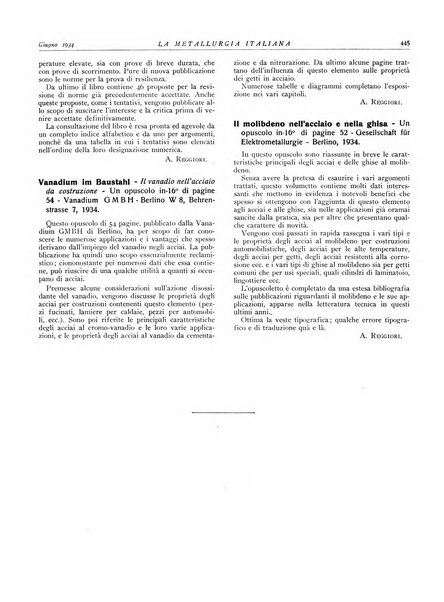 La metallurgia italiana rivista mensile