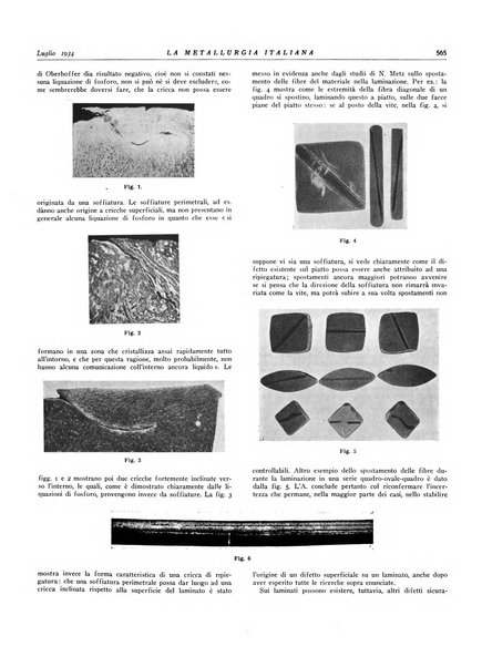 La metallurgia italiana rivista mensile